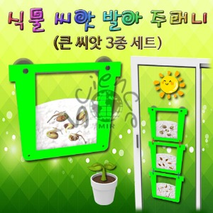 식물 씨앗 발아주머니(큰 씨앗 3종세트)-1인용/5인용