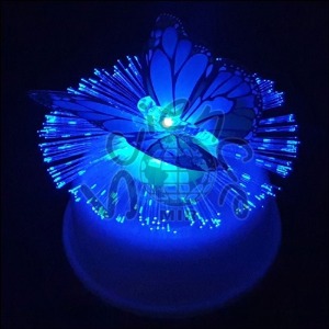LED 광섬유 꽃 나비 회전 오르골 뮤직박스 만들기