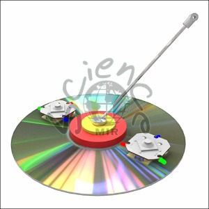 뉴 LED CD 공중부양 팽이 만들기(1인용/5인용)