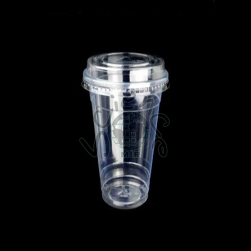 투명플라스틱컵(뚜껑포함)(MIR-00445)
