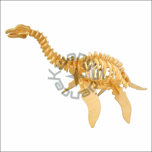 3D 입체 나무 공룡 플레시오사우루스